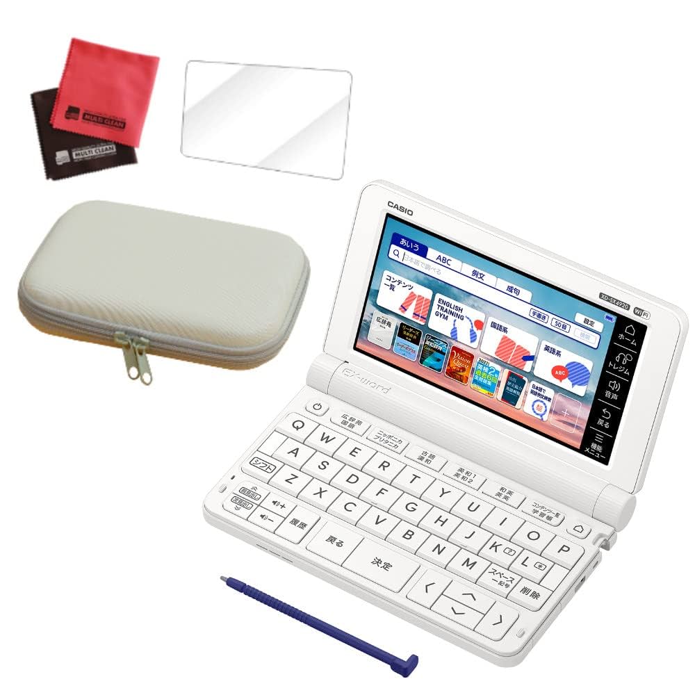 CASIO - CASIO 電子辞書 EX-word XD-SX4920WE Amazon.co.jp: EX-word XD-SX4920WE Electronic Dictionary High